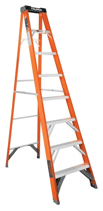 Escalera de fibra de vidrio Truper